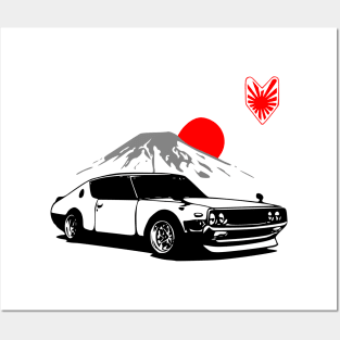 Datsun 240z Rising sun Posters and Art